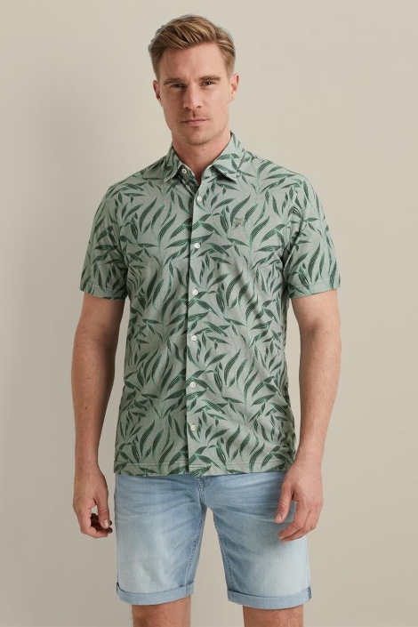 Vanguard short sleeve shirt print on pique